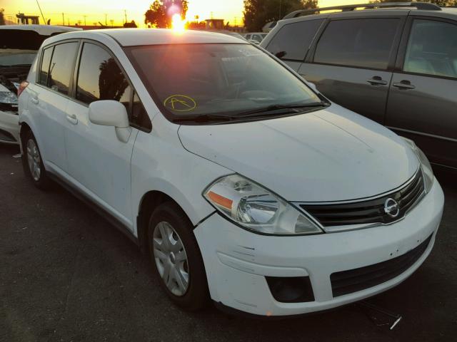 3N1BC1CP1CL364565 - 2012 NISSAN VERSA S WHITE photo 1