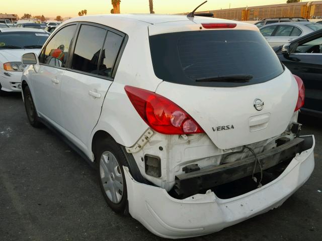 3N1BC1CP1CL364565 - 2012 NISSAN VERSA S WHITE photo 3