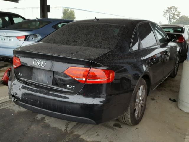 WAUAFAFL0AN040929 - 2010 AUDI A4 PREMIUM BLACK photo 4