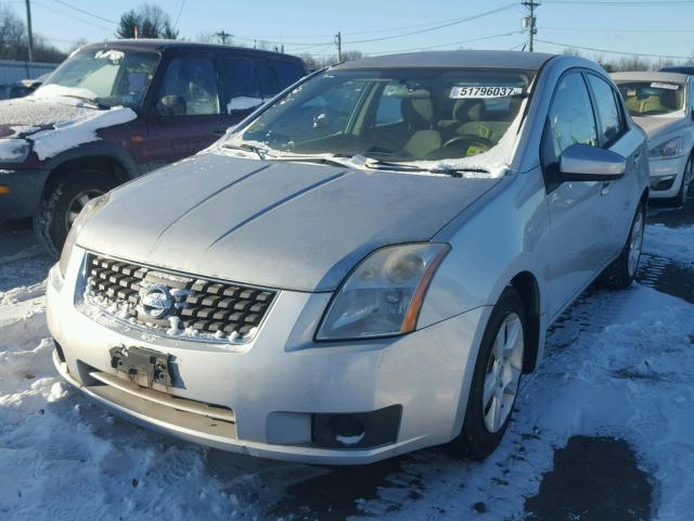 3N1AB61E37L619560 - 2007 NISSAN SENTRA 2.0 SILVER photo 2