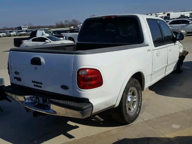 1FTRW07L21KD85475 - 2001 FORD F150 SUPER WHITE photo 4