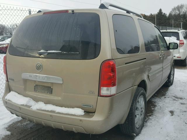 5GADX33L16D161254 - 2006 BUICK TERRAZA CX TAN photo 4