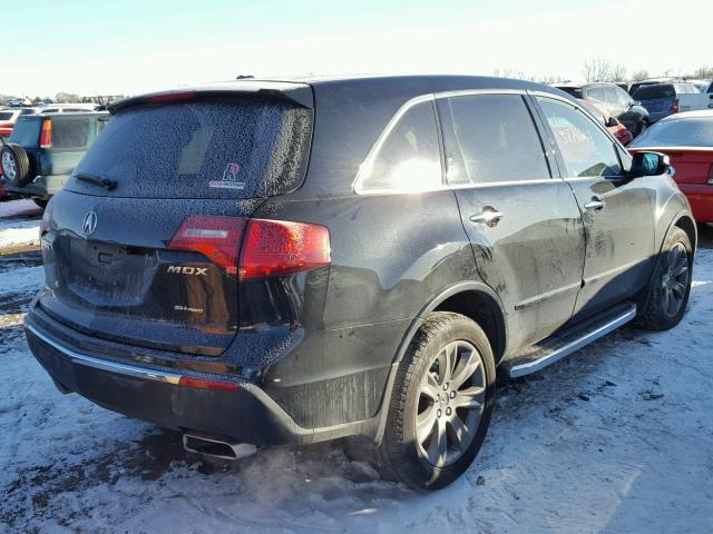 2HNYD2H59AH523673 - 2010 ACURA MDX ADVANC BLACK photo 4