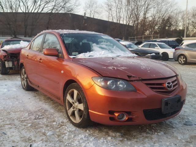 JM1BK123X41127922 - 2004 MAZDA 3 S ORANGE photo 1