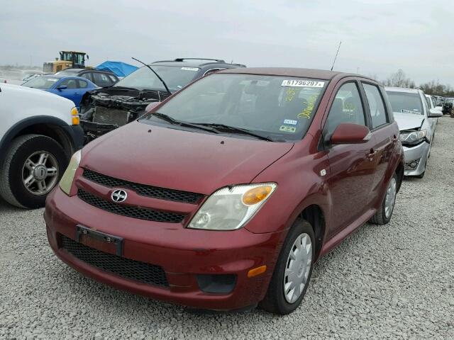 JTKKT624465019643 - 2006 TOYOTA SCION XA RED photo 2