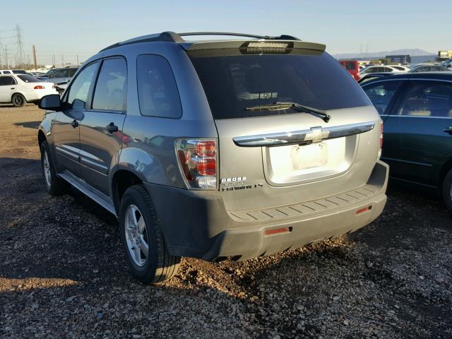 2CNDL13F156100438 - 2005 CHEVROLET EQUINOX LS GRAY photo 3