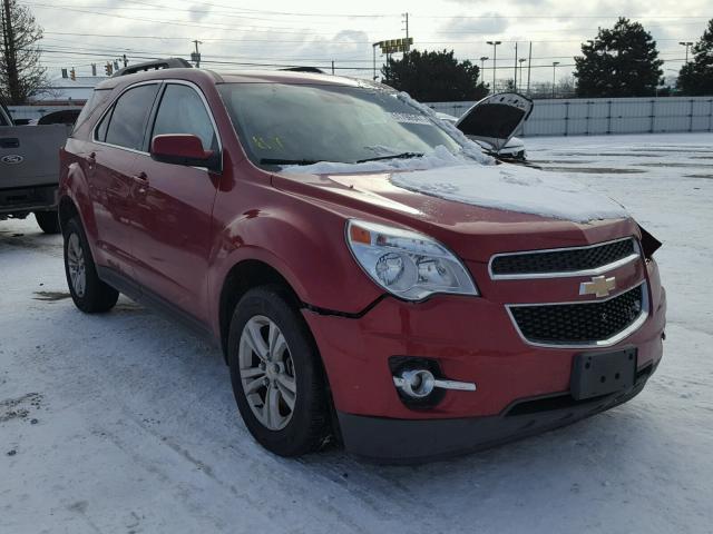 2GNALCEK1F6376429 - 2015 CHEVROLET EQUINOX LT RED photo 1