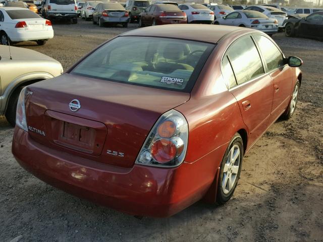 1N4AL11D74C106099 - 2004 NISSAN ALTIMA BAS RED photo 4