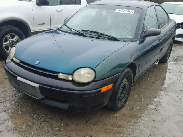 1B3ES47C5WD679418 - 1998 DODGE NEON HIGHL GREEN photo 2