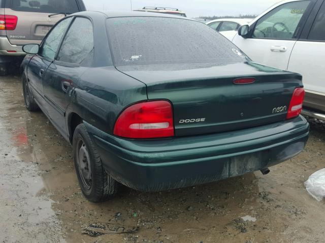 1B3ES47C5WD679418 - 1998 DODGE NEON HIGHL GREEN photo 3