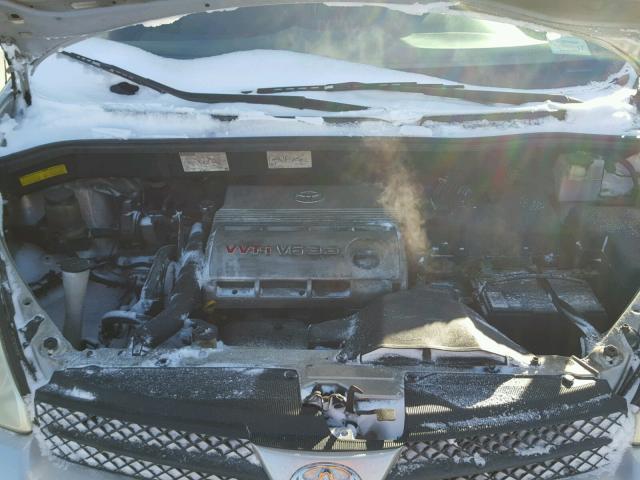 5TDZA23C64S086195 - 2004 TOYOTA SIENNA CE SILVER photo 7