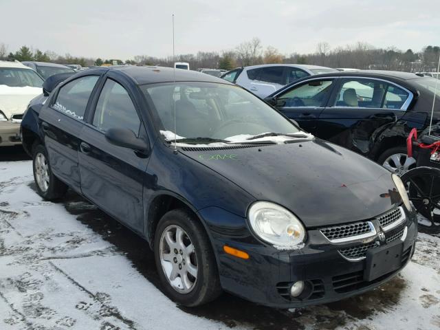 1B3ES56C55D197926 - 2005 DODGE NEON SXT BLACK photo 1