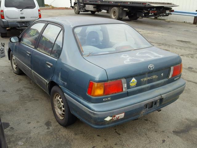 JT2EL43T0R0398438 - 1994 TOYOTA TERCEL DX BLUE photo 3