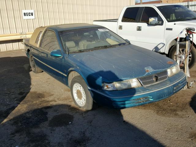 1MEPM62T7PH653464 - 1993 MERCURY COUGAR XR7 BLUE photo 1