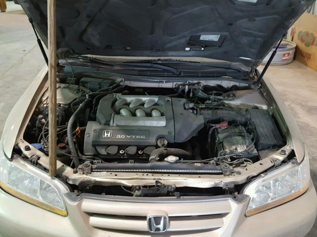 1HGCG16512A054875 - 2002 HONDA ACCORD EX GREEN photo 7