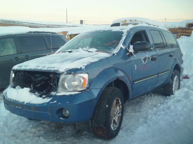 1D8HB48N77F502646 - 2007 DODGE DURANGO SL BLUE photo 2