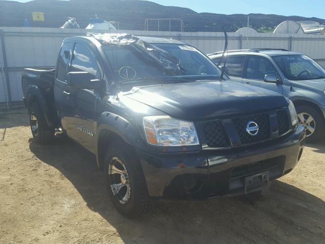 1N6AA06A57N210136 - 2007 NISSAN TITAN XE BLACK photo 1