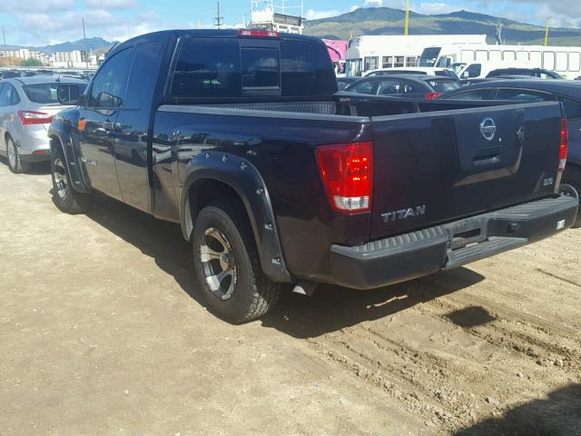 1N6AA06A57N210136 - 2007 NISSAN TITAN XE BLACK photo 3