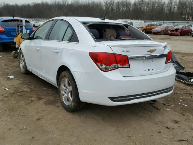 1G1PC5SB9D7309425 - 2013 CHEVROLET CRUZE LT WHITE photo 3