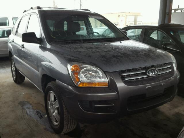 KNDJF724877436284 - 2007 KIA SPORTAGE L GRAY photo 1