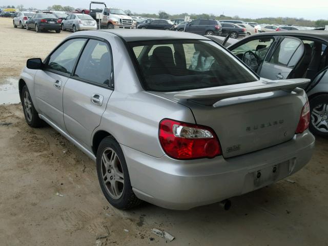 JF1GD67574H500497 - 2004 SUBARU IMPREZA RS SILVER photo 3