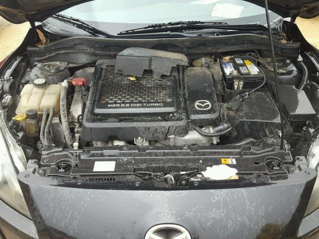 JM1BL1K30B1458082 - 2011 MAZDA SPEED 3 BLACK photo 7