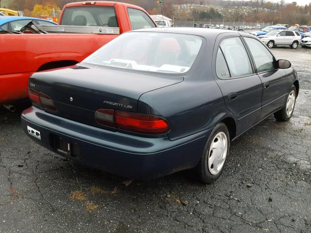 1Y1SK5261VZ436128 - 1997 GEO PRIZM BASE GREEN photo 4