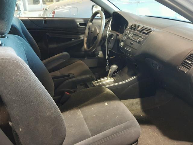 1HGEM22585L012841 - 2005 HONDA CIVIC LX SILVER photo 5