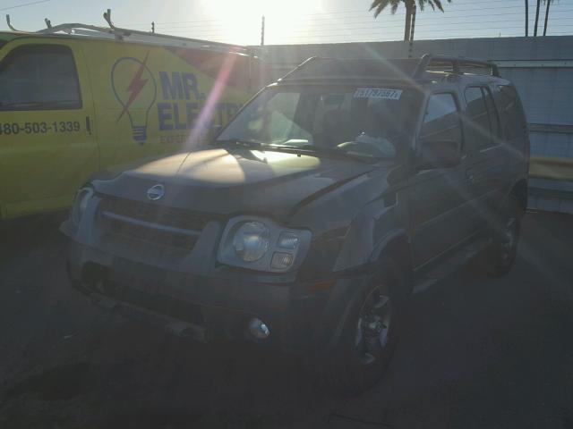 5N1ED28Y13C626915 - 2003 NISSAN XTERRA XE GREEN photo 2