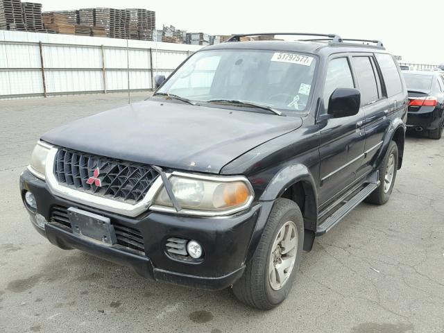 JA4LS41R4YP045614 - 2000 MITSUBISHI MONTERO SP BLACK photo 2