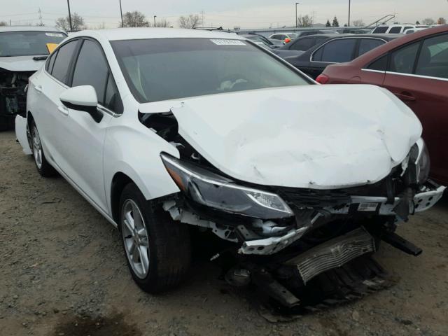 1G1BE5SM7G7265449 - 2016 CHEVROLET CRUZE LT WHITE photo 1