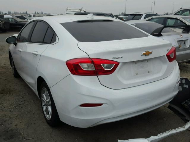 1G1BE5SM7G7265449 - 2016 CHEVROLET CRUZE LT WHITE photo 3