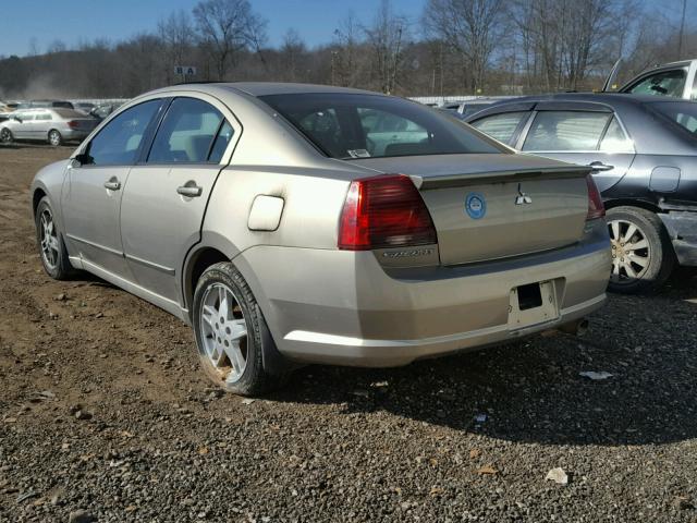 4A3AB76S64E074920 - 2004 MITSUBISHI GALANT GTS GOLD photo 3