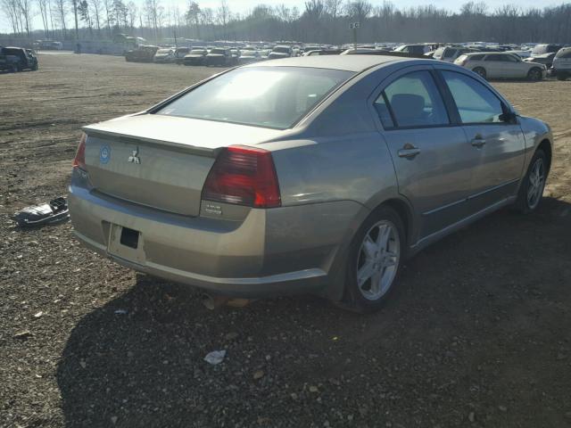 4A3AB76S64E074920 - 2004 MITSUBISHI GALANT GTS GOLD photo 4