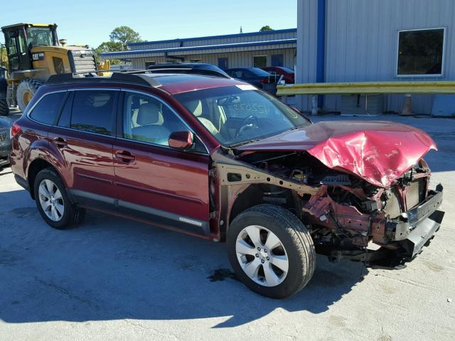 4S4BRBLC0B3401223 - 2011 SUBARU OUTBACK 2. BURGUNDY photo 1