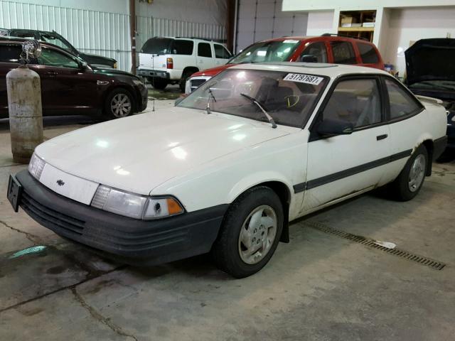 1G1JC1442N7286939 - 1992 CHEVROLET CAVALIER V WHITE photo 2