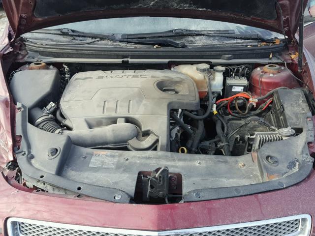 1G1ZE5EUXBF117854 - 2011 CHEVROLET MALIBU LTZ 勃艮第红 照片 7