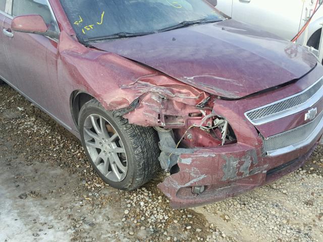 1G1ZE5EUXBF117854 - 2011 CHEVROLET MALIBU LTZ 勃艮第红 照片 9