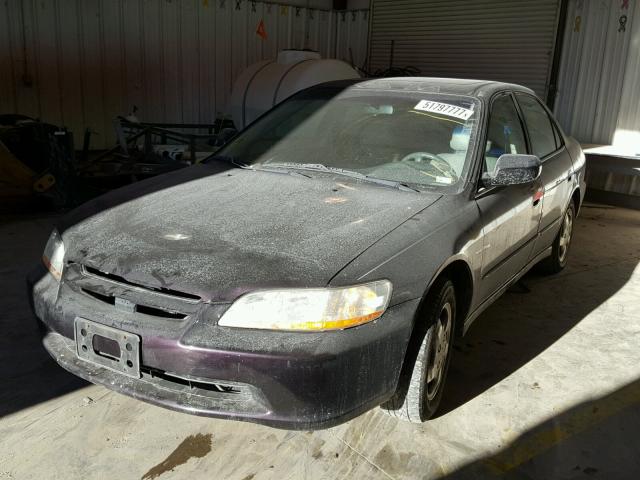 1HGCG5651XA092508 - 1999 HONDA ACCORD EX PURPLE photo 2