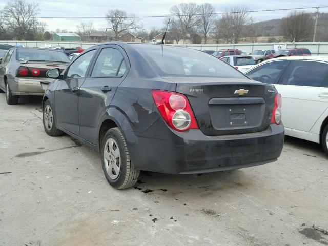 1G1JA5SH8E4239516 - 2014 CHEVROLET SONIC LS BROWN photo 3