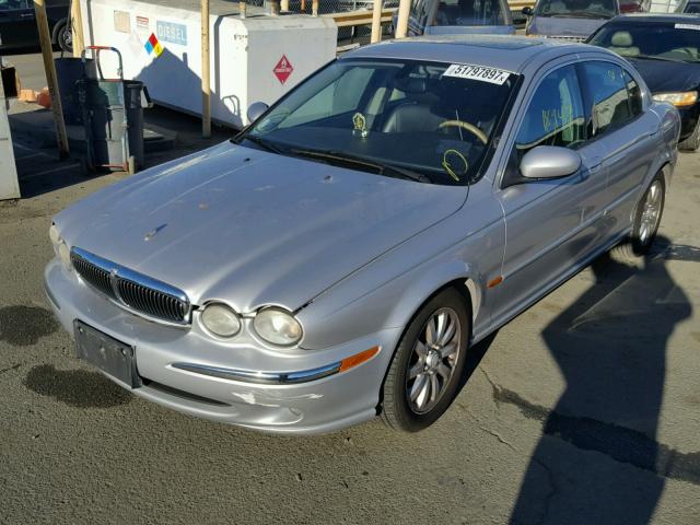 SAJEA51D33XD32418 - 2003 JAGUAR X-TYPE 2.5 SILVER photo 2