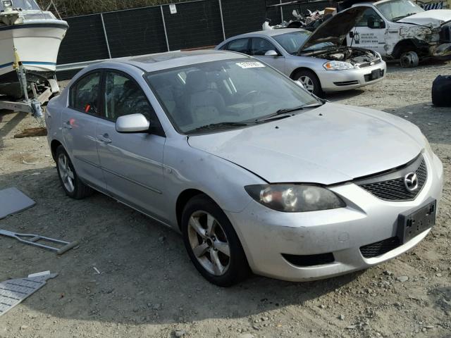 JM1BK12F341150274 - 2004 MAZDA 3 I SILVER photo 1