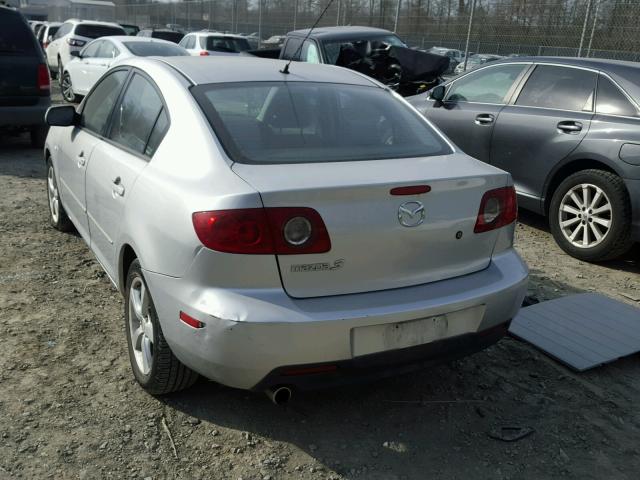 JM1BK12F341150274 - 2004 MAZDA 3 I SILVER photo 3