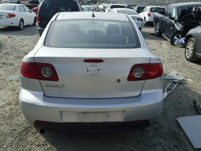 JM1BK12F341150274 - 2004 MAZDA 3 I SILVER photo 9