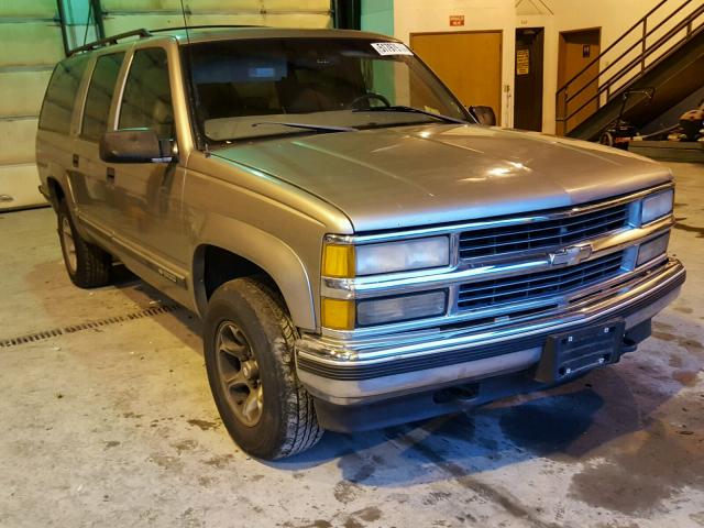 3GNFK16R8XG128838 - 1999 CHEVROLET SUBURBAN K SILVER photo 1