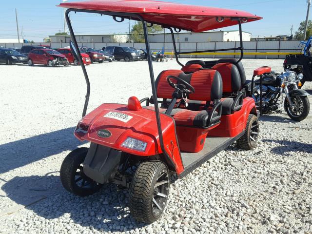 16148424061SGRH0 - 2016 CHALET GOLF CART RED photo 2