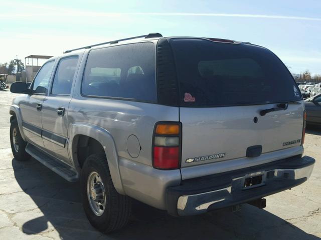 3GNGC26U15G192776 - 2005 CHEVROLET SUBURBAN C SILVER photo 3