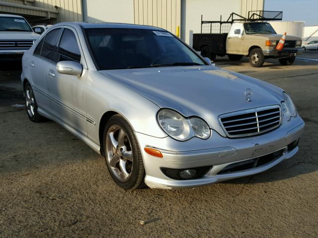 WDBRF52HX6F827272 - 2006 MERCEDES-BENZ C GENERATI SILVER photo 1