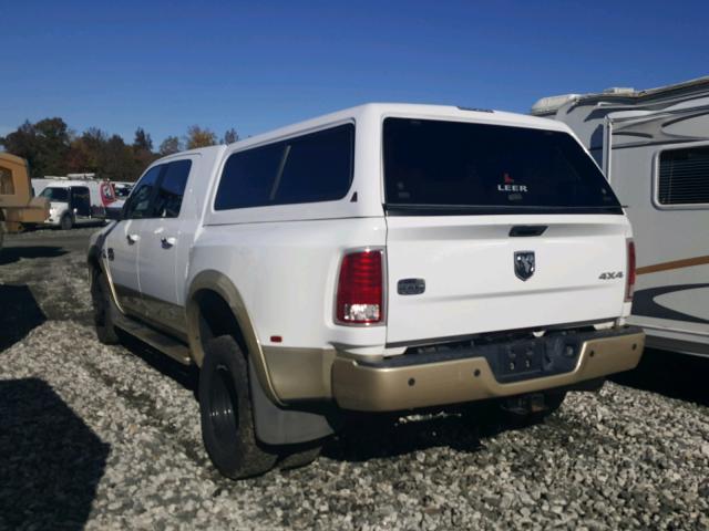 3C63RRNL4DG593106 - 2013 RAM 3500 LONGH WHITE photo 3