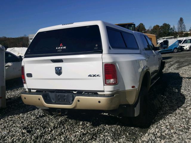 3C63RRNL4DG593106 - 2013 RAM 3500 LONGH WHITE photo 4